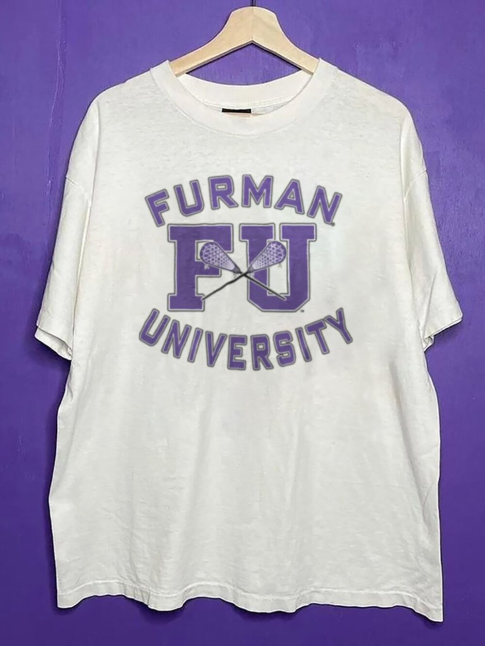90s Vintage Furman University FU Shirt, Liberal Arts School Men Women Shirt Tee